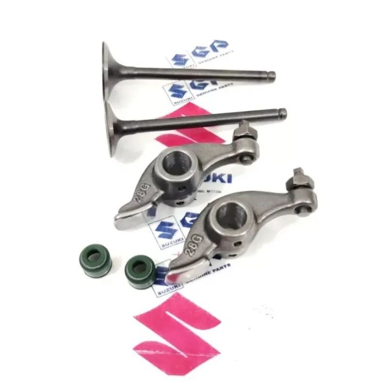 seal klep+payung klep+Pelatuk klep Suzuki Shogun 125 FL,Shogun 125 sp new,RR NR,axelo