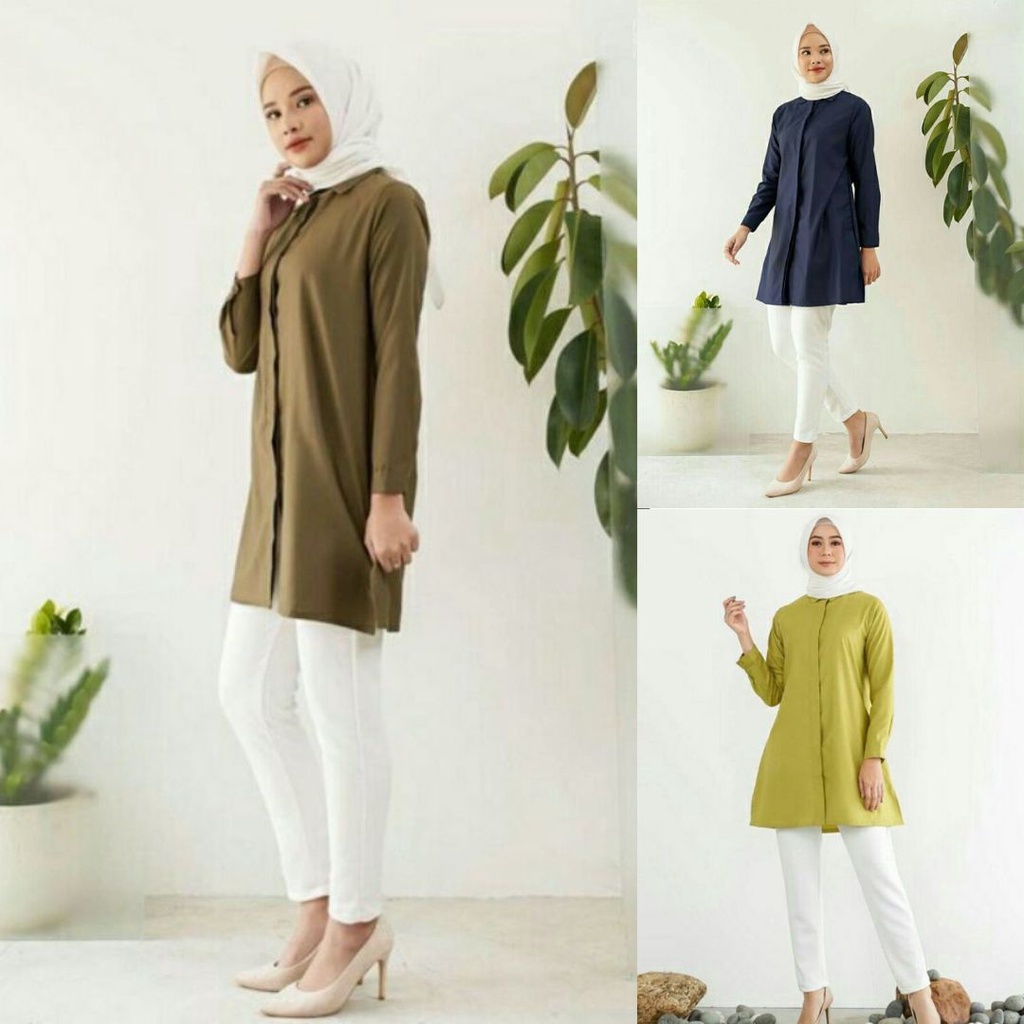 Tunik Toyobo Wanita Lengan Panjang Ld 100 dan 105 | Tunik Toyobo Premium | Tunik Toyobo Premium Orig