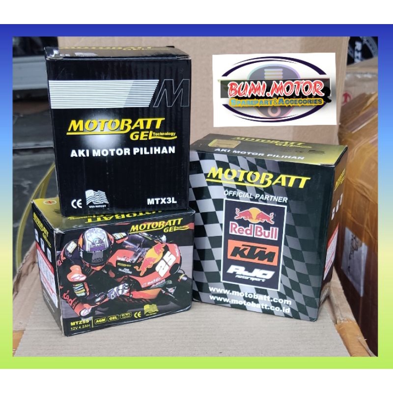 Jual AKI MOTOBATT GEL MTX5AL, MTZ5S, MTZ6S, & MTX3L, AKI RACING KUNING