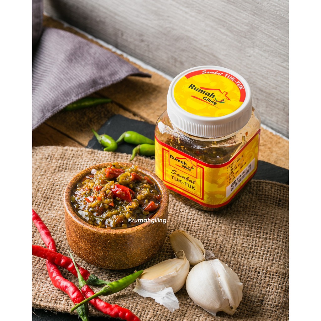 

Sambal Tuk-tuk / Tuktuk khas Medan isi 150gr per toples