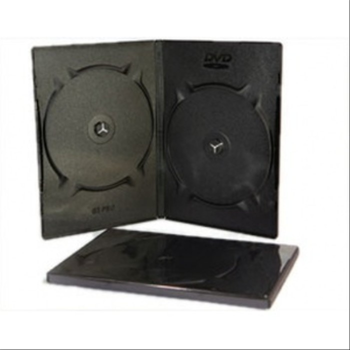 DVD Case Gt Pro Double Box CD Hitam