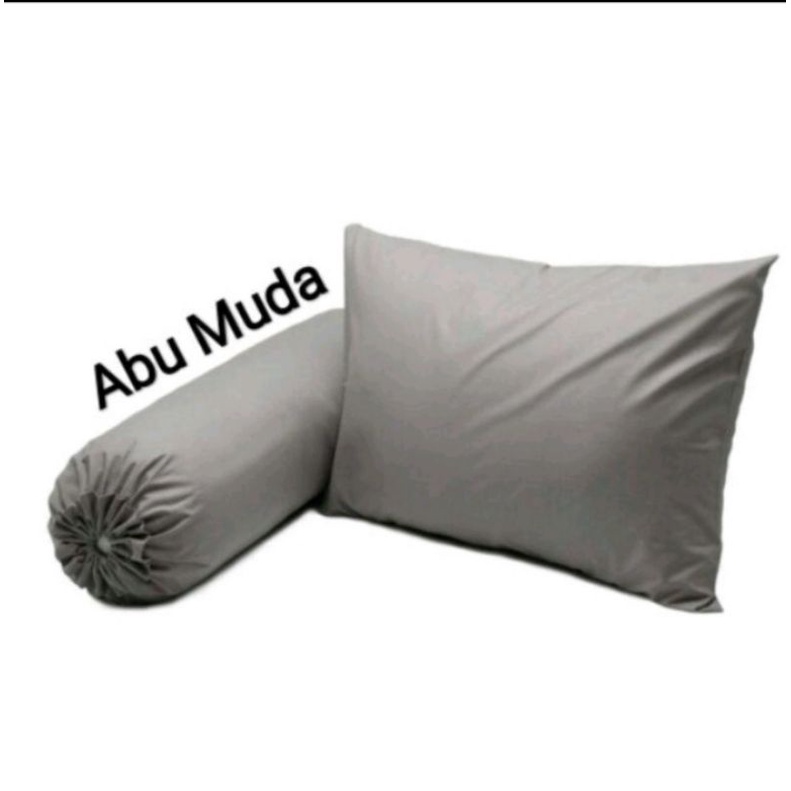 Sarung bantal sarung guling murah katun premium polos harga untuk sepasang (2 pcs)