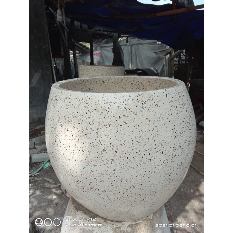 Bak Mandi Gentong Air Teraso Marmer