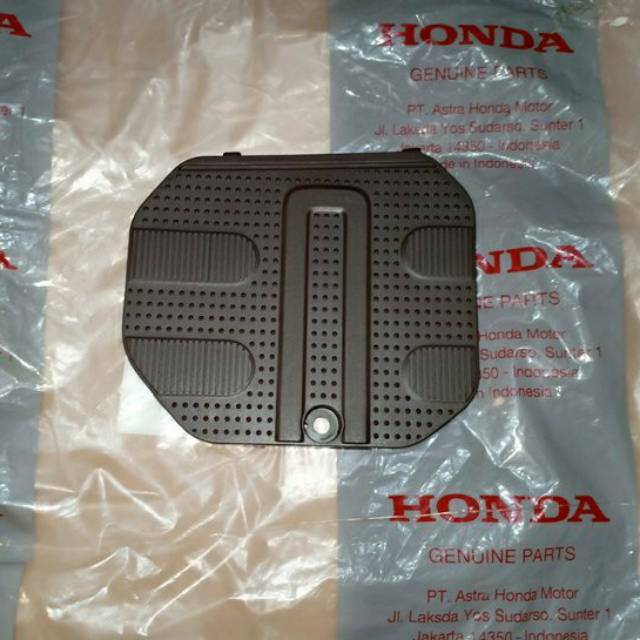 Cover tutup aki lid battery scoopy fi esp new 2017-2019 K93 coklat original