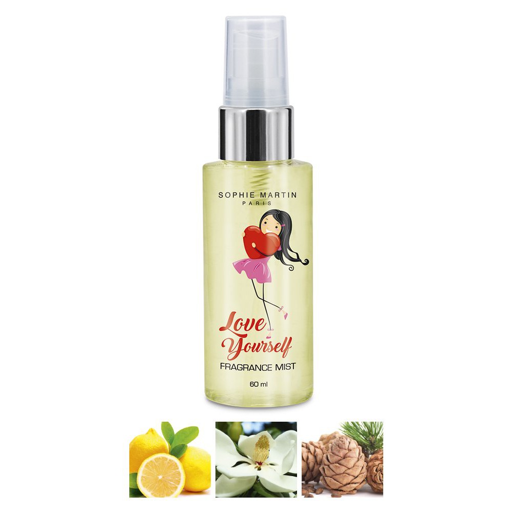 SMFM1 LOVE YOUR SELF FRAGRANCE MIST ORIGINAL SOPHIE MARTIN 