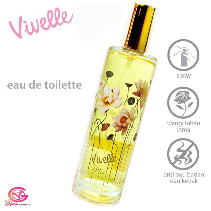 VIVELLE EAU DE TOILETTE DESIGNER PERFUME GLASS 100 ml