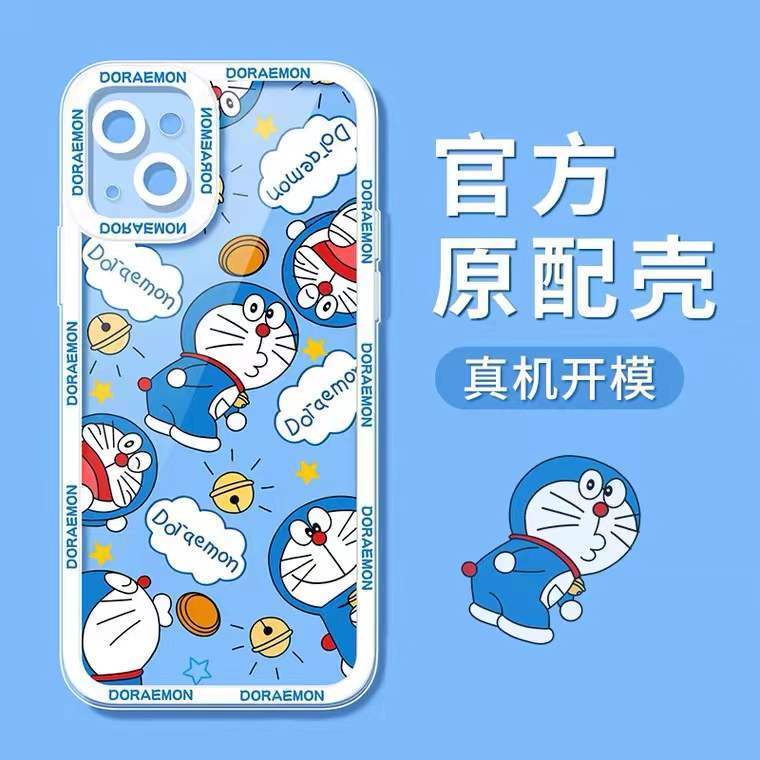 Soft Case Silikon TPU Transparan Motif Kucing Cantoon Untuk Iphone 13 12 Mini 11 10 Pro XS Max X XR 8 7 6 6S Plus SE 2020