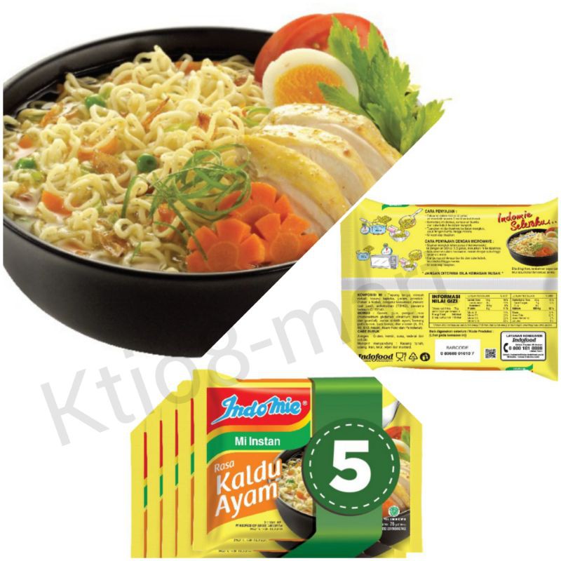 

Indofood - Indomie Kuah Kaldu Ayam 5pcs/indomie seleraku