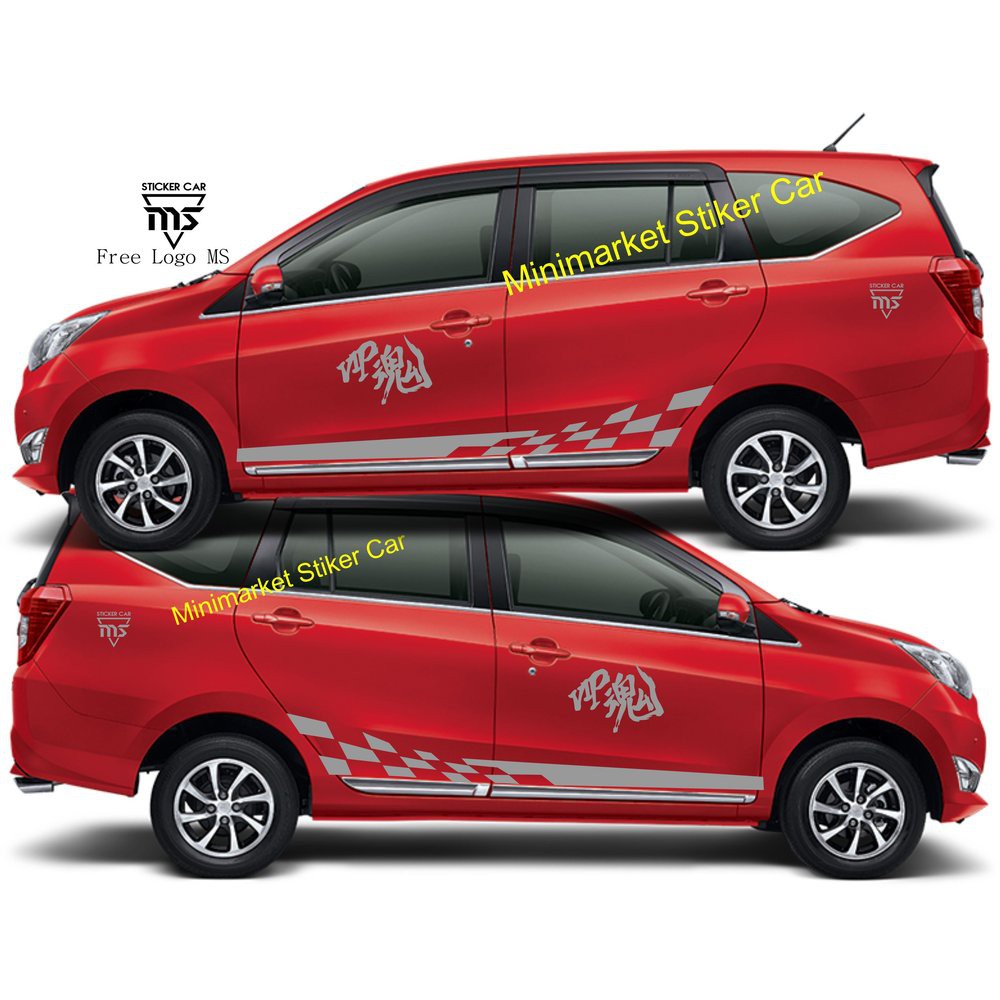 PROMO STIKER CALYA STICKER CALYA LIST CUTTING STIKER MOBIL TOYOTA CALYA BODY VIP Shopee Indonesia