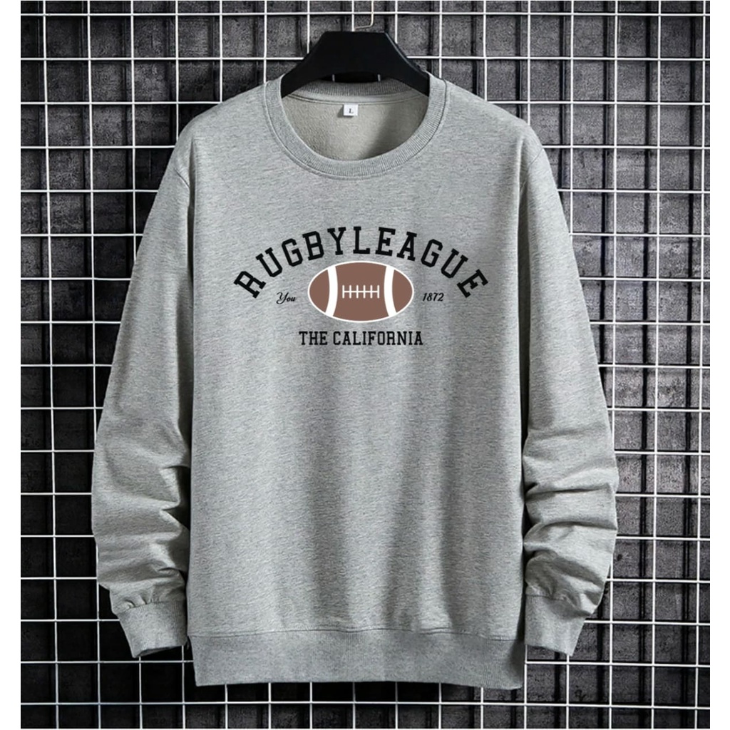 AMOSJKT28.ATASAN LENGAN PANJANG/JUMPER/BAJU PRIA WANITA/BAJU SWEATER RUGBY