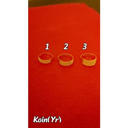 cincin koin91 sepuhan emas24k replika emas