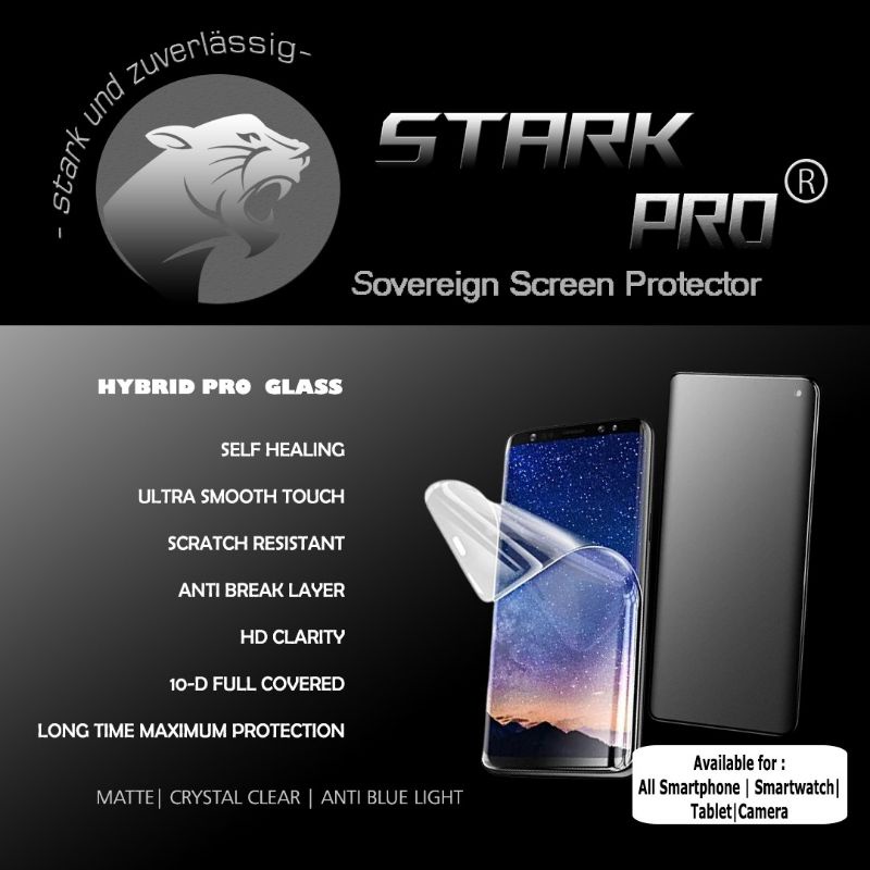 STARK  PRO ANTIGORES LAYAR HYDRO PRO GLASS (BUKAN TEMPERRED) SAMSUNG A9 STAR LITE, A9 STAR, A9 2018,
