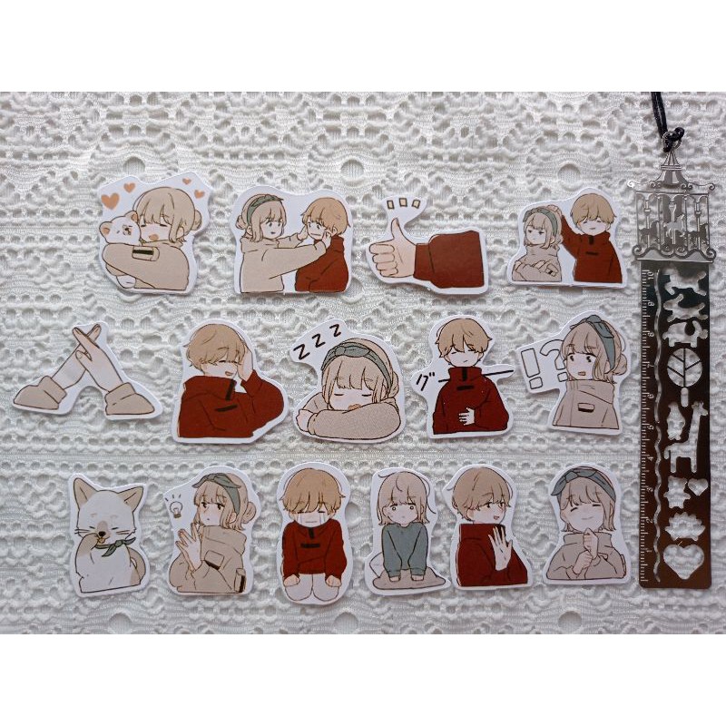 

Stiker Set COUPLE untuk Journal / Scrapbook / Diary / DIY