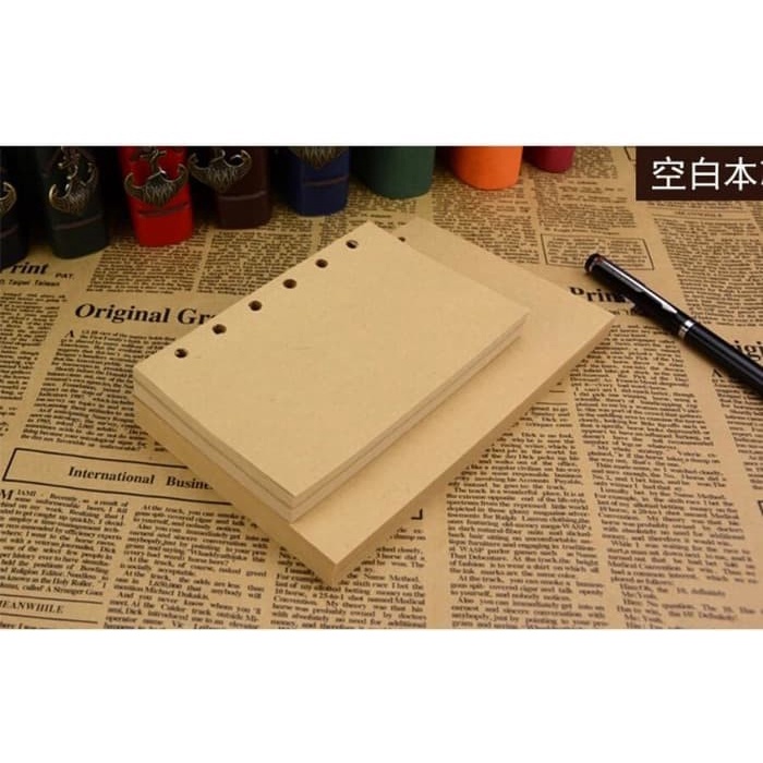 

Promo Bulan Ini Isi Buku Catatan Binder Kulit Retro Leaf Kertas A6 - Vintage Murah