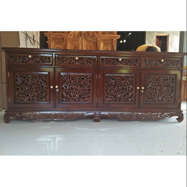 Buffet murah buffet ukir buffet jati nakas ukir jepar