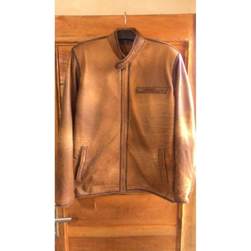 JAKET KULIT ASLI GARUT WOS SULAM