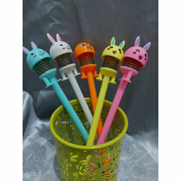 

Pulpen Gel Pers Karakter Lucu Emoticon Tinta Hitam