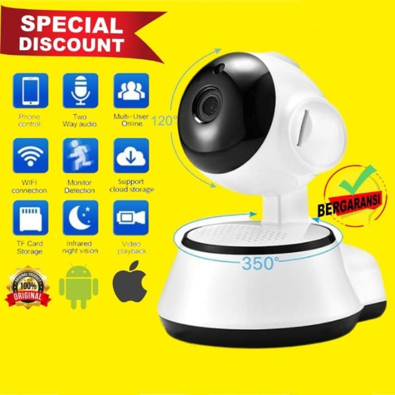 Smart Net Camera Wifi V380 Pro Camera Cctv 5MP Wireless HD 1080P Two Way Audio