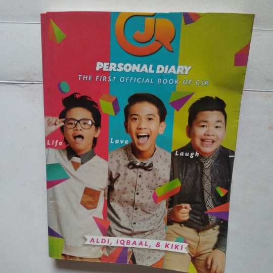 Original bekas PERSONALI DIARY The First Official Book of CJR - Aldi Iqbaal & Kiki