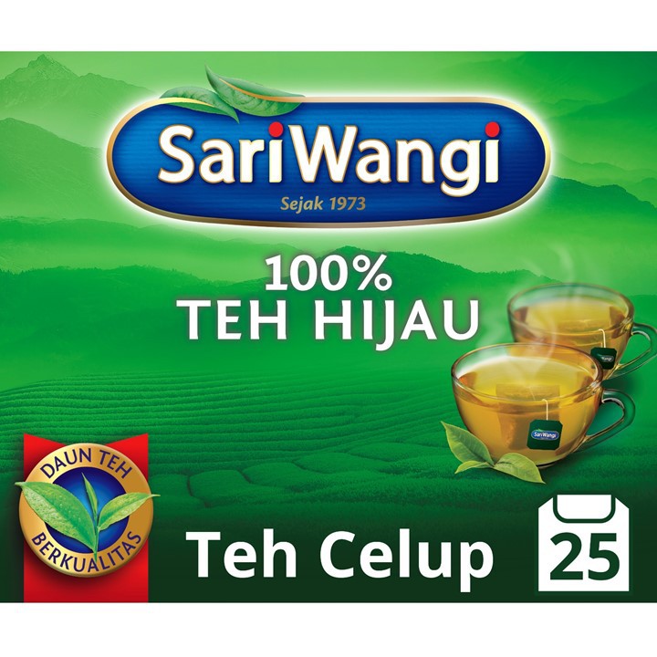

Sariwangi Teh Hijau 25 Teh Celup