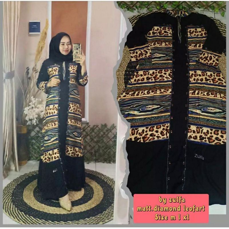 GAMIS ZULFA MOTIF LEOFARD/ORI ZULFA
