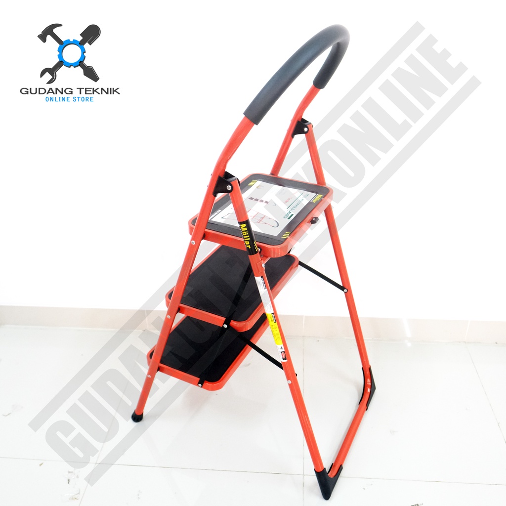 Tangga Rumah Besi Lipat 3 Step MOLLAR / Household Steel Ladder 3S MOLLAR