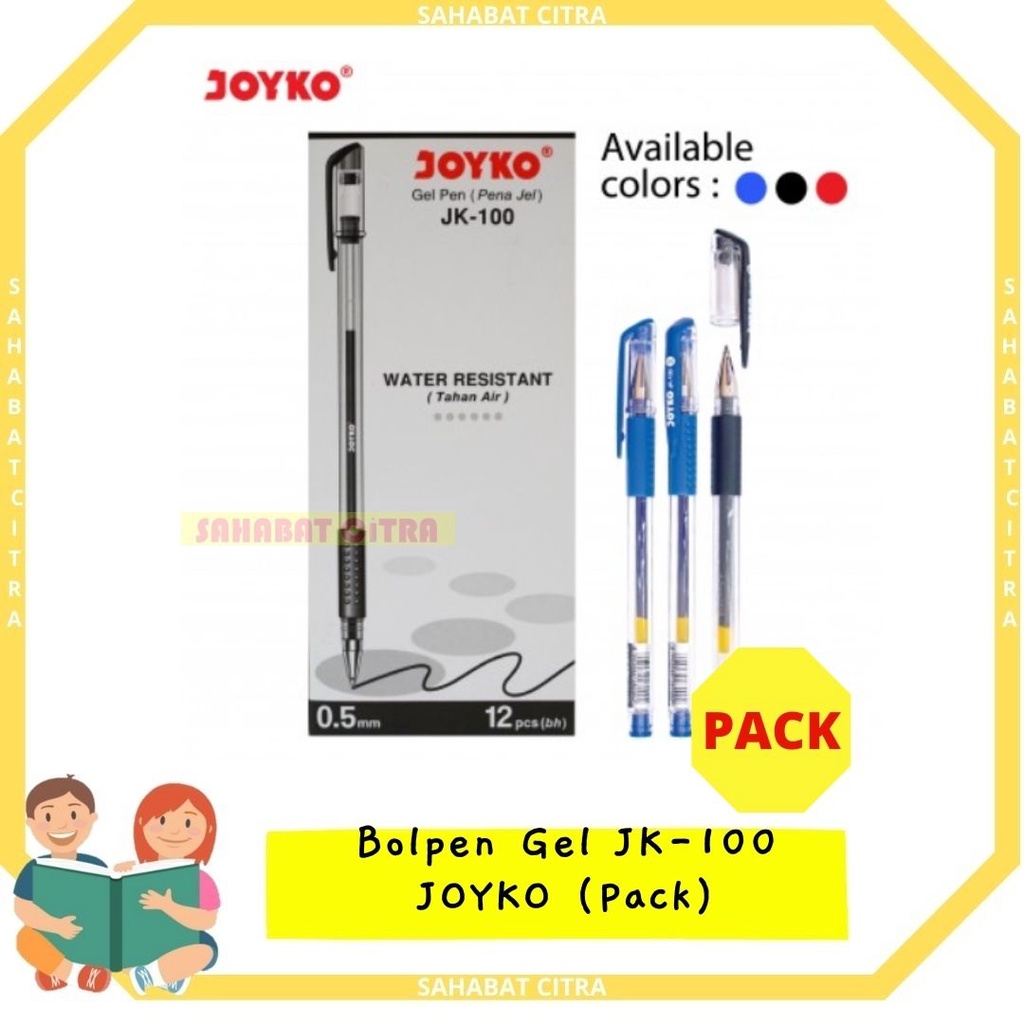 

BOLPEN JK-100 GEL PEN 0.5MM JOYKO PACK 钢笔