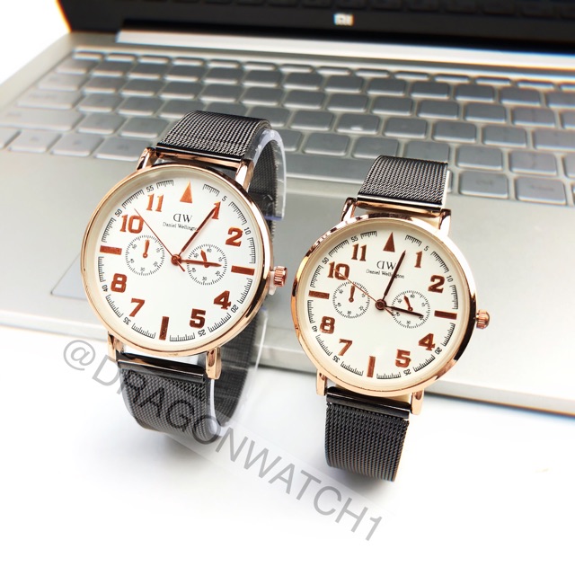 ［Ready Stock］Jam tangan couple rantai pasir Menenun kepadatan tinggi tali pasir  S1109