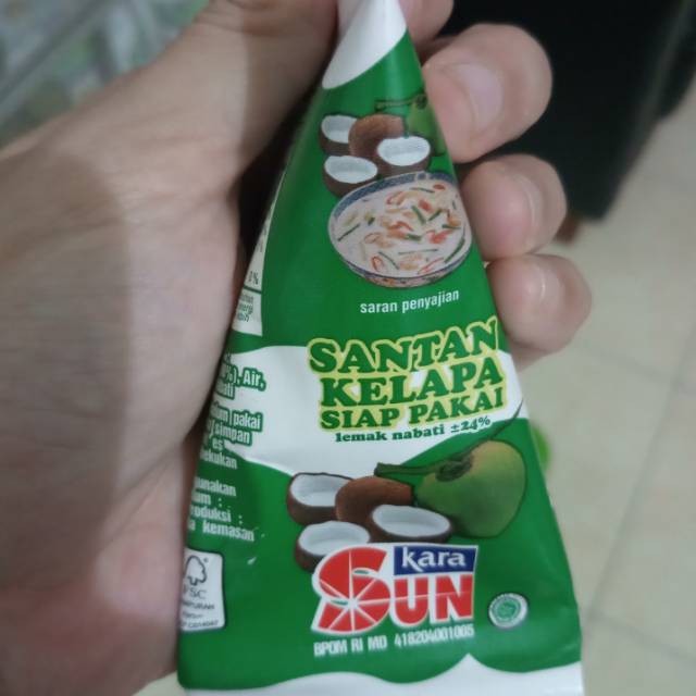 Santan kelapa kara instan