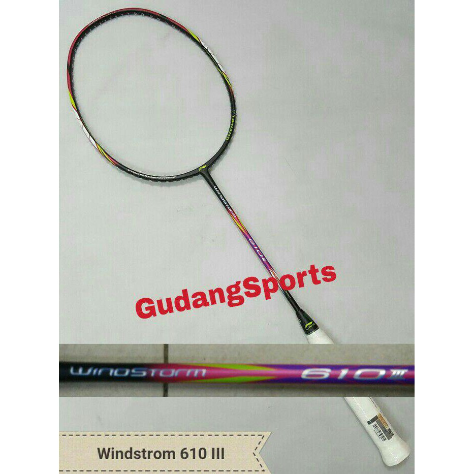 Raket Badminton Lining Windstorm 610 III Original Li ning