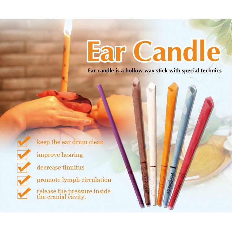 Ear Candle Terapi ~ Lilin Pembersih Kotoran Telinga Aromaterapi Indian