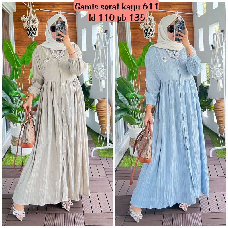 Gamis serat kayu 611