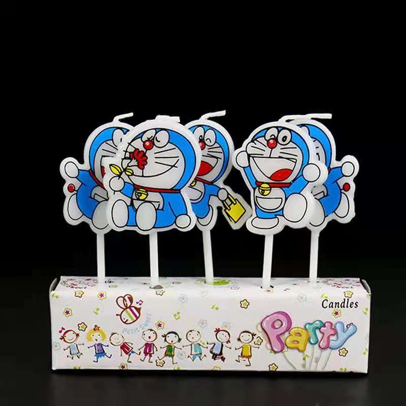 Lilin Ulang Tahun Birthday Party Candles Ultah Mickey Doraemon Minion