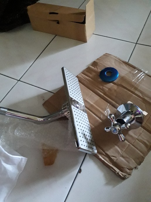 Paket Wall Shower Tanam Dan Stop Kran Tanam Promo Termurah