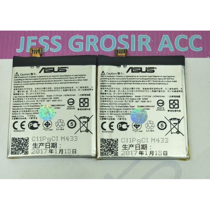 Baterai Battery Batre Original ASUS Zenfone 5 T00F A500CG ( C11P1324 )