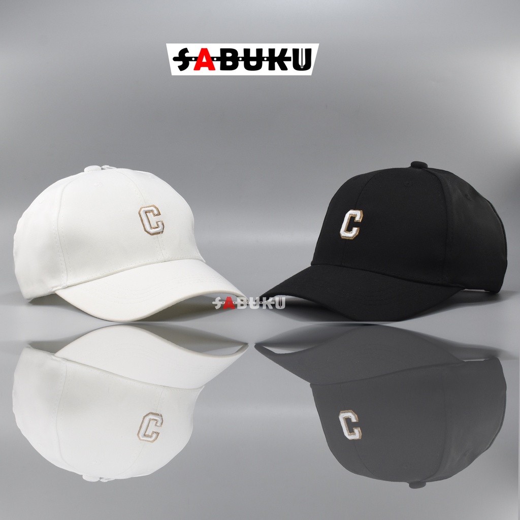 Topi Baseball Pria Wanita Dewasa Bordir Karakter C Topi Pria Bordir Premium Trendy Korean Fashion Men's Sports Female Cap Couple's Hat -235