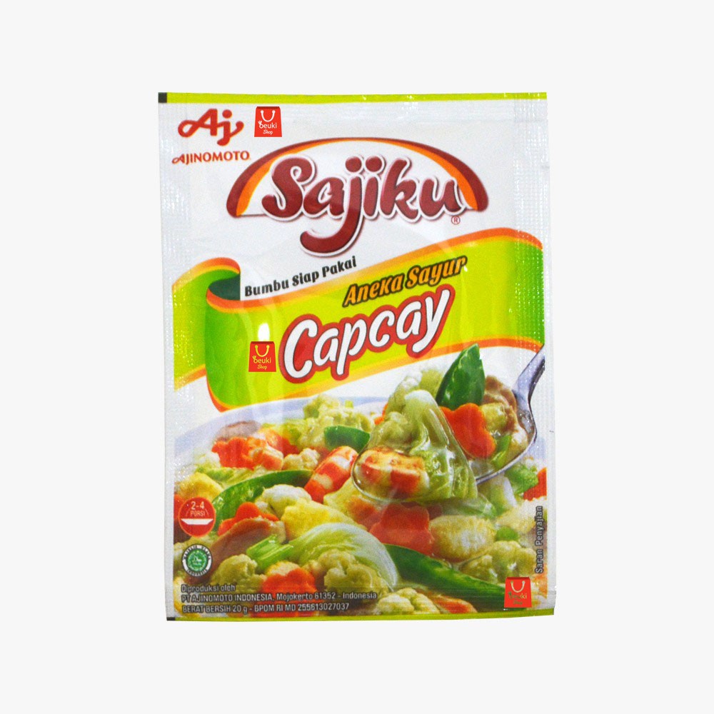 

Sajiku Capcay Bumbu Instan Praktis Langsung Masak Eceran - 20gr