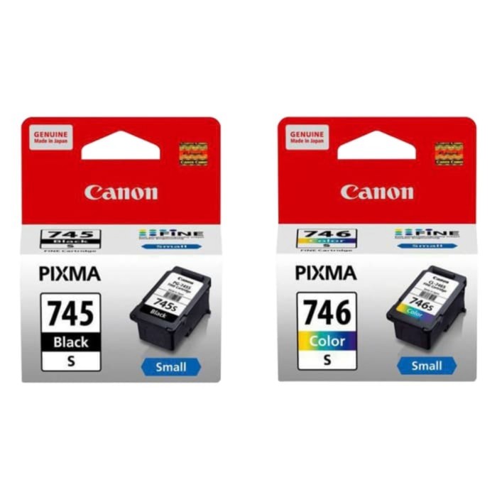 

s40dhts Tinta Catridge Canon Pg 745 Small+Cl 746 Small Paket 1 Set E57Dtgfe