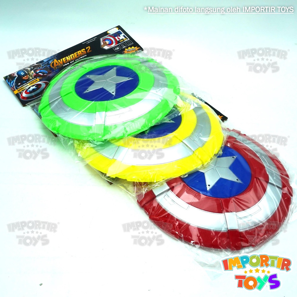 Mainan Anak Tameng Captain America Shield Boy Toys dgn Musik