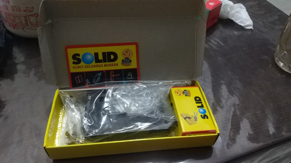 Kunci Pintu Sliding Geser Kunci Mekar Solid Lenkap