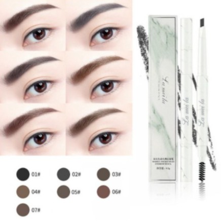 LAMEILA Pensil Alis 2 in 1 / Eyebrow Pencil 7 Color Available