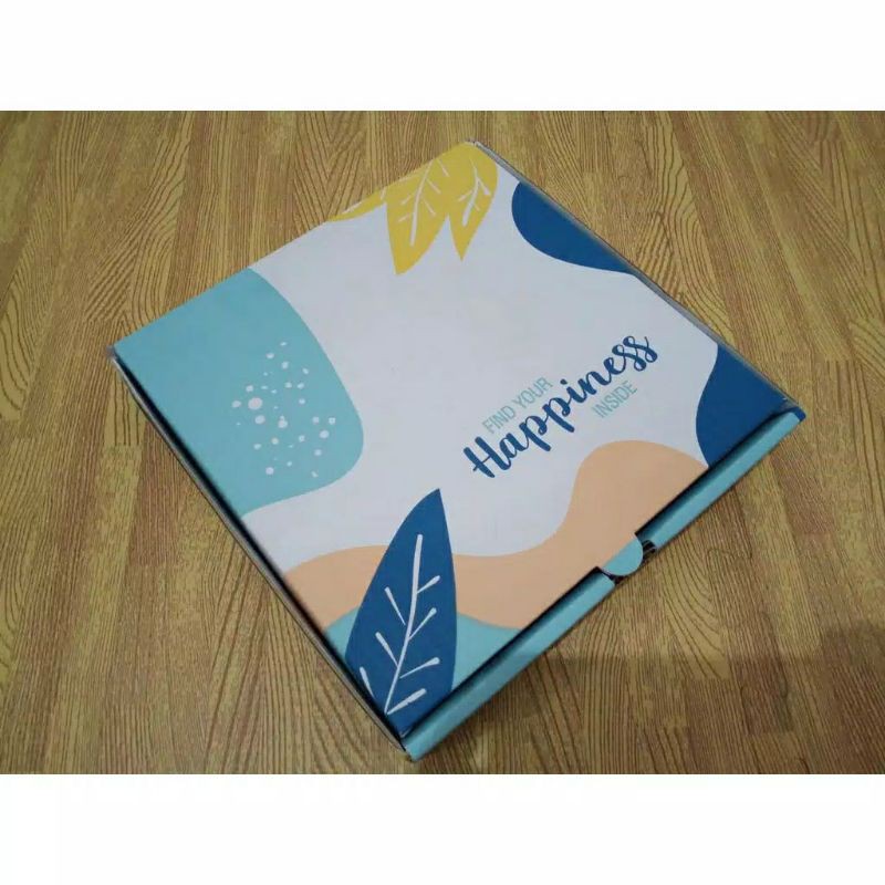 

box kardus/box hampers/box pizza/box gift ukuran 21x21x4