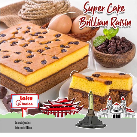 

Oleh-oleh Makanan Semarang Brillian Super Cake Roti Kue Coklat Brauneo Keju Ovomaltine