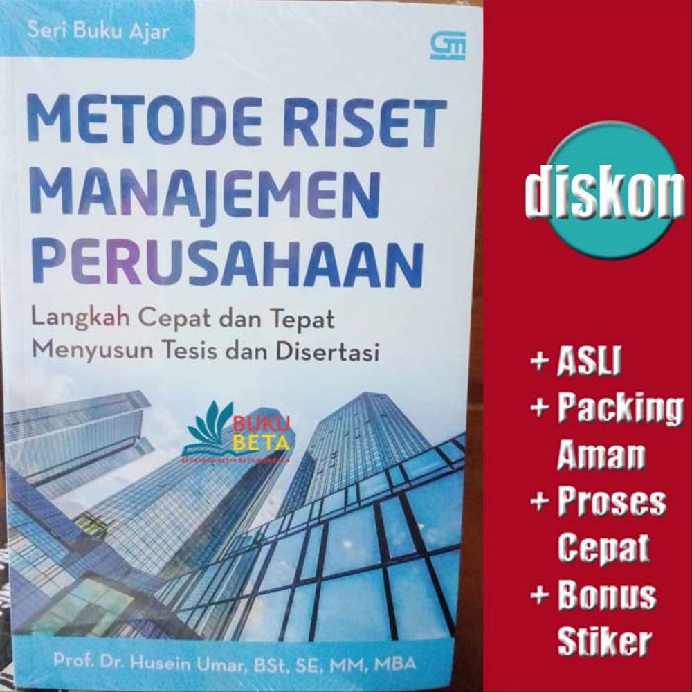 Jual Metode Riset Manajemen Perusahaan - Husein Umar | Shopee Indonesia