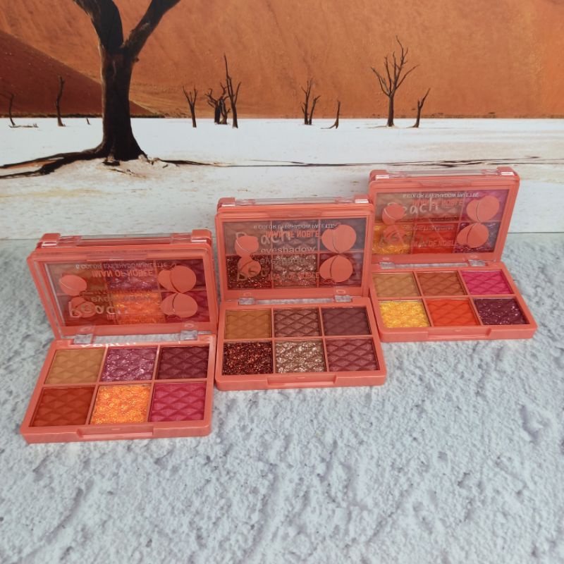Eyeshadow Peach Iman Of Noble 6 Color