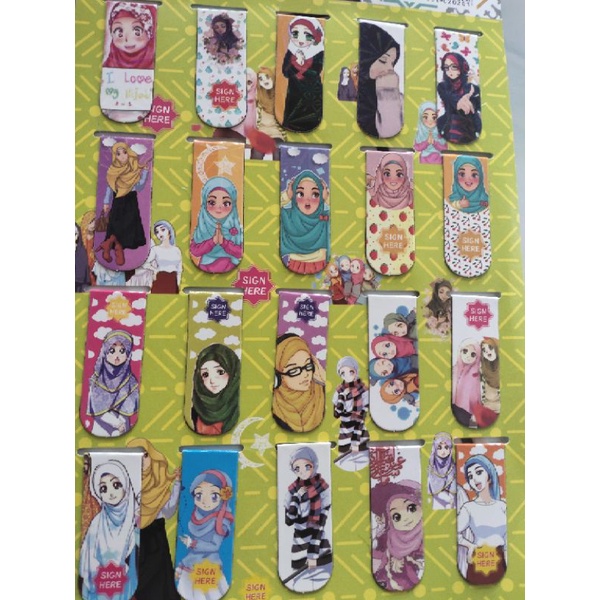 

pembatas magnet hijab isi20 pcs