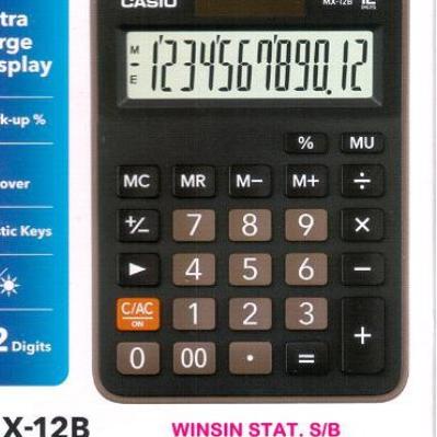 

Update! Kalkulator Casio Mz-12s 12 ANGKA 원