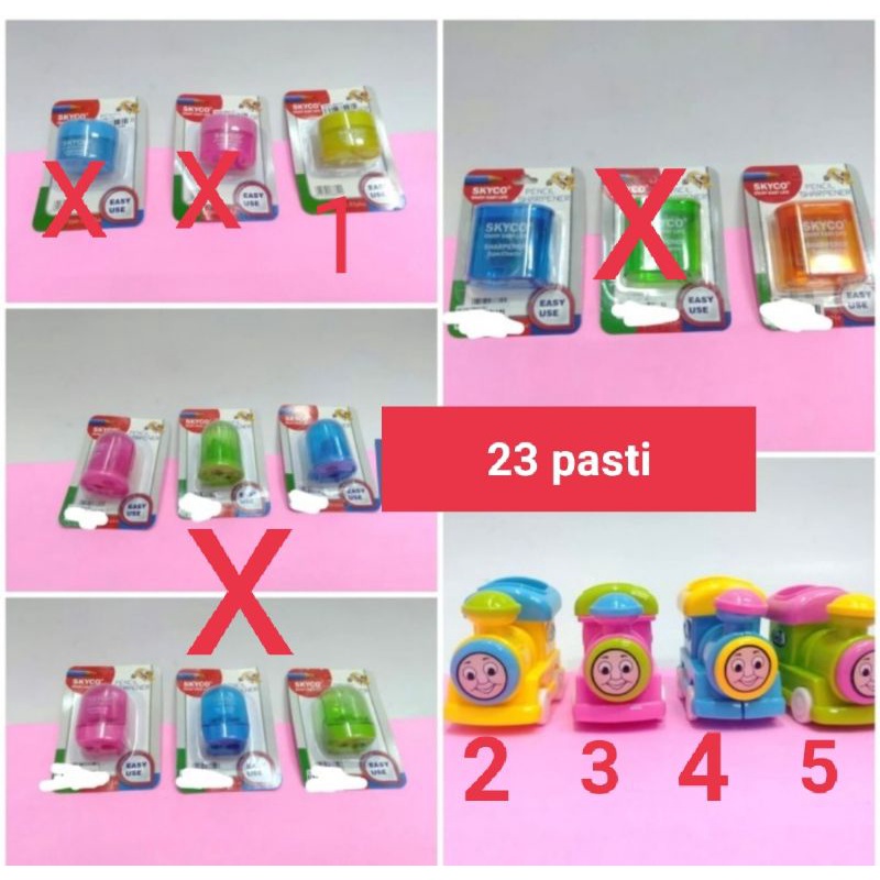 

rautan pensil 2 hole