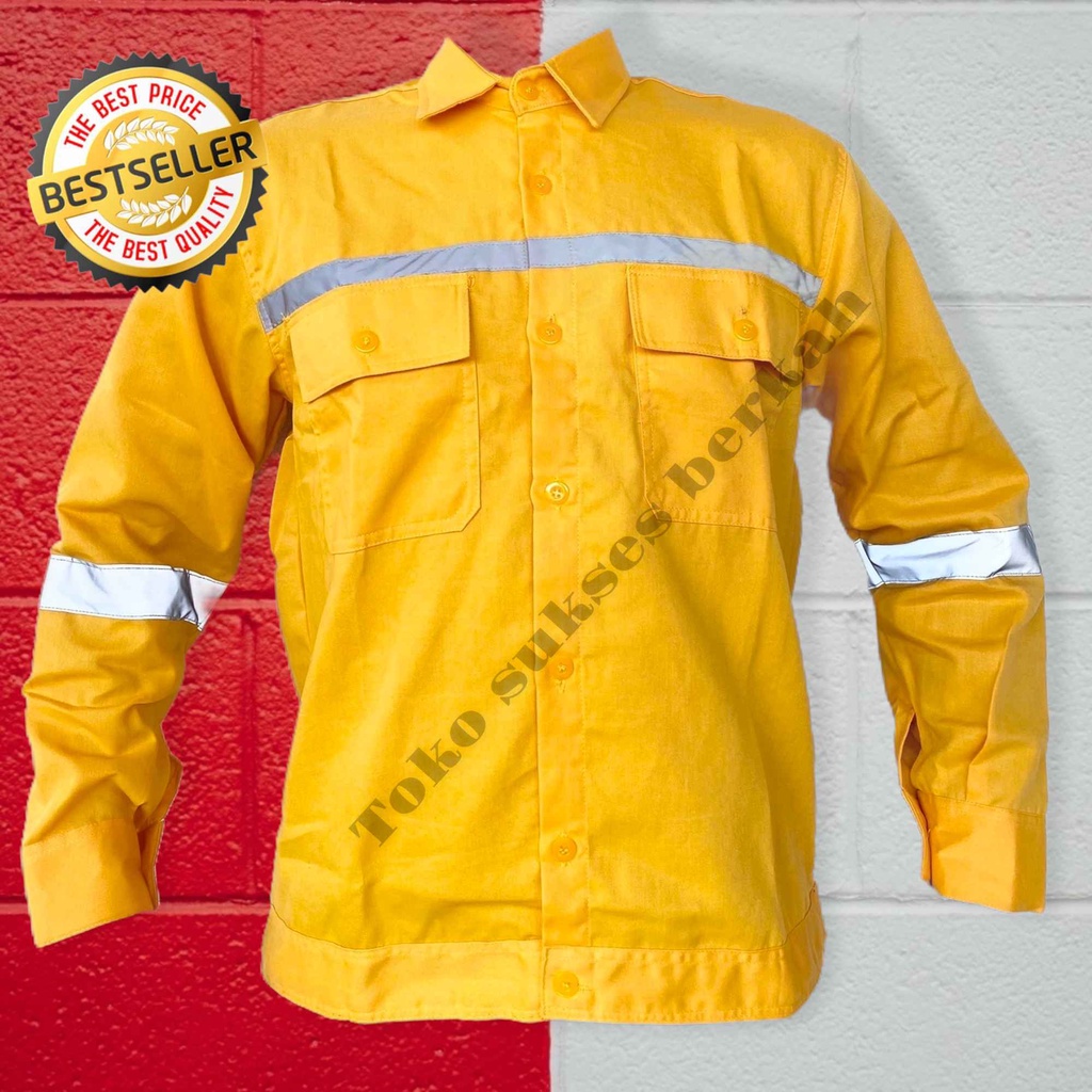 Wearpack safety / Kemeja safety / Baju kerja / Baju proyek / Wearpack Atasan Safety