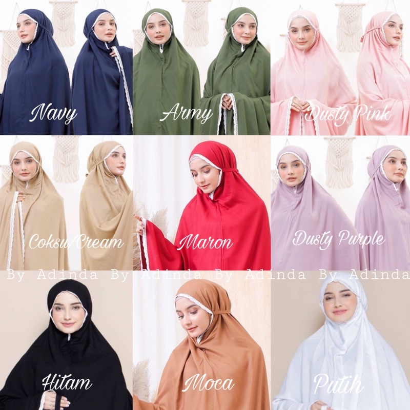 MUKENA RENDA DEWASA MUKENA AMPLOP TRAVELLING MUKENA FREE HIJAB